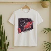 Stock Market Bitcoin Bull T-Shirt thumb 2