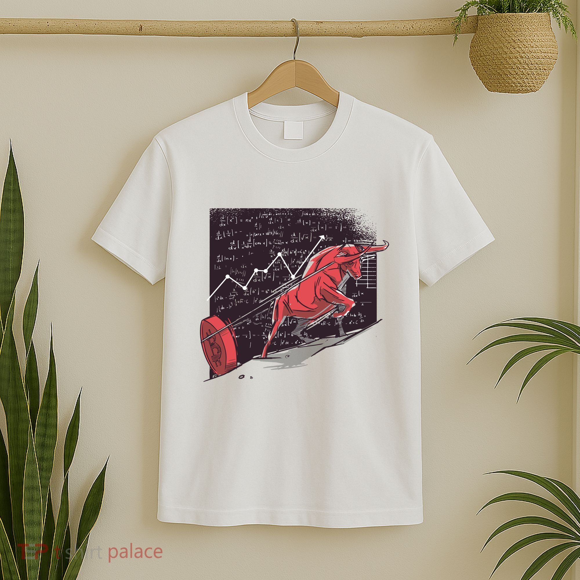 Stock Market Bitcoin Bull T-Shirt