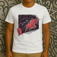 Stock Market Bitcoin Bull T-Shirt thumb 3
