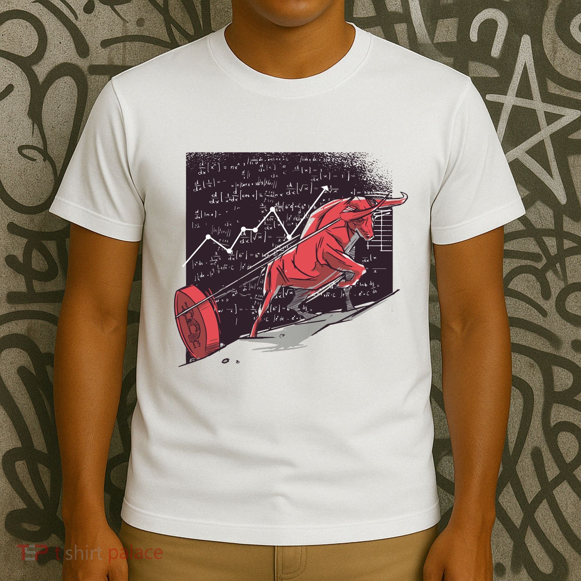 Stock Market Bitcoin Bull T-Shirt