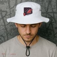 Stock Market Bitcoin Bull Bucket Hat thumb 2