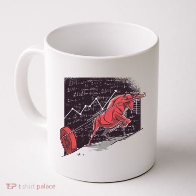 Stock Market Bitcoin Bull Coffee Mug