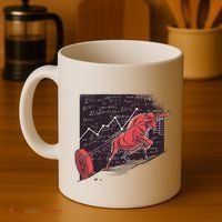 Stock Market Bitcoin Bull Coffee Mug thumb 4