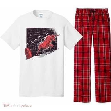 Stock Market Bitcoin Bull Pajama Set