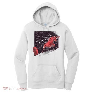 Stock Market Bitcoin Bull Women's Hoodie