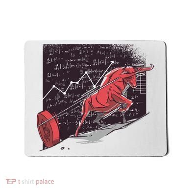 Stock Market Bitcoin Bull Mousepad