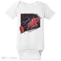 Stock Market Bitcoin Bull Baby Bodysuit thumb 0