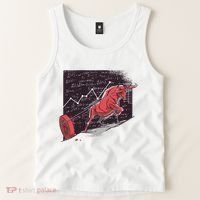 Stock Market Bitcoin Bull Tank Top thumb 2