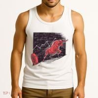Stock Market Bitcoin Bull Tank Top thumb 3