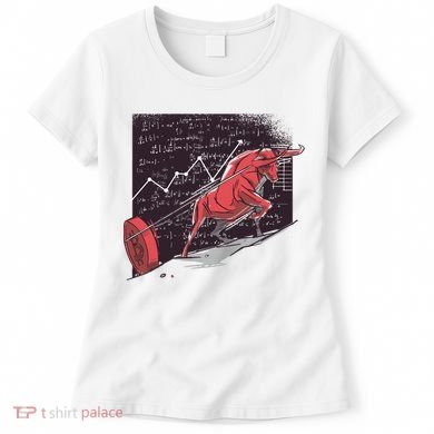 Stock Market Bitcoin Bull Women's T-Shirt