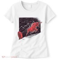 Stock Market Bitcoin Bull Women's T-Shirt thumb 0