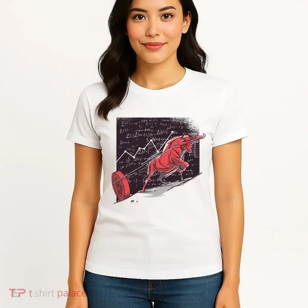 Stock Market Bitcoin Bull Women's T-Shirt