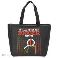 Stock Market Graph Bigger Picture Tote Bag thumb 0