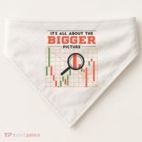 Stock Market Graph Bigger Picture USA-Made Doggie Bandana thumb 0
