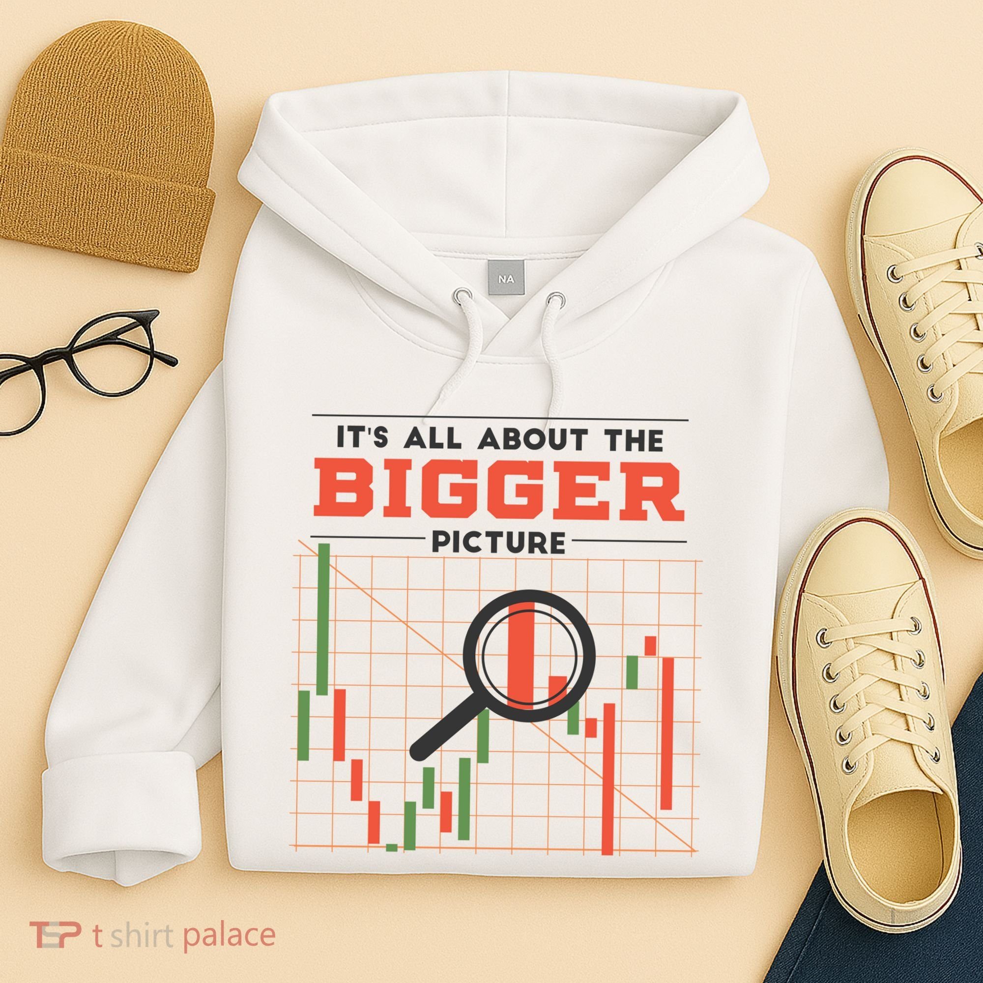 Stock Market Graph Bigger Picture Hoodie
