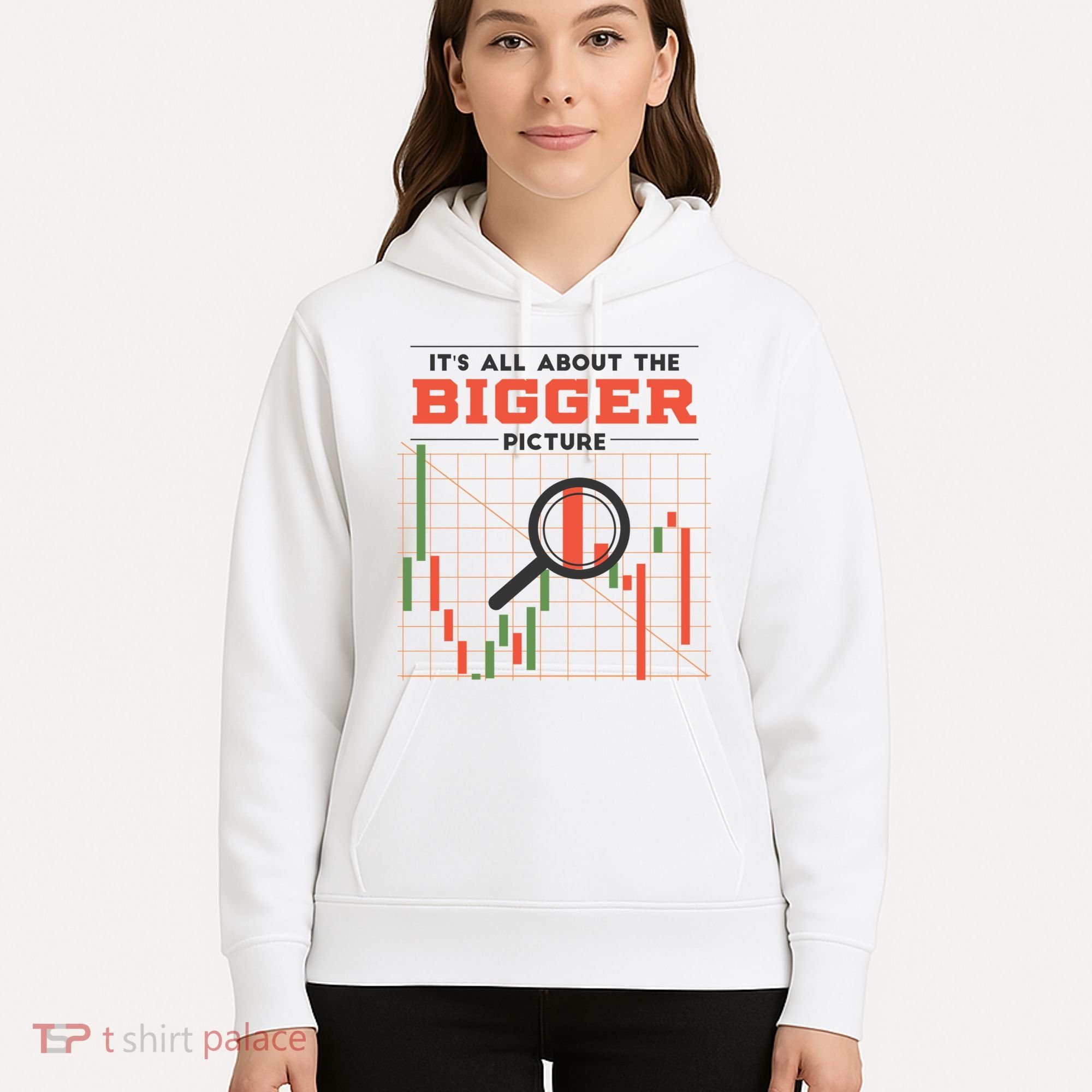 Stock Market Graph Bigger Picture Hoodie