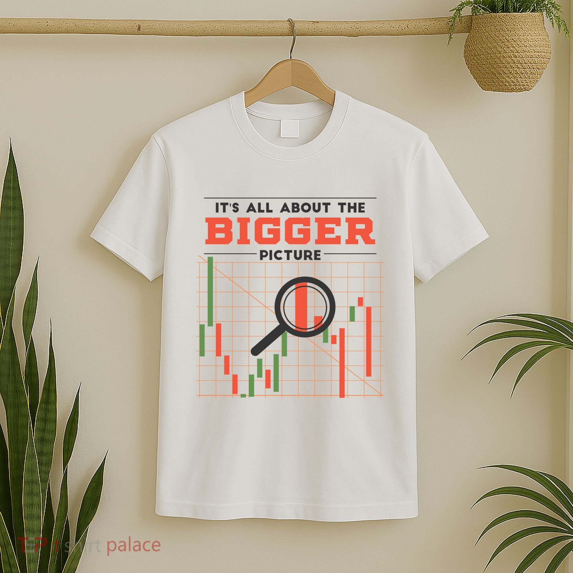 Stock Market Graph Bigger Picture T-Shirt