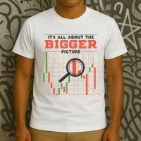 Stock Market Graph Bigger Picture T-Shirt thumb 3