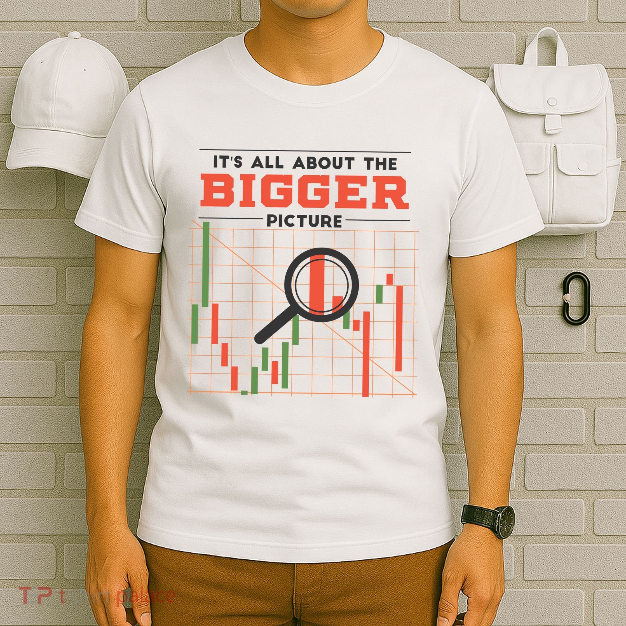 Stock Market Graph Bigger Picture T-Shirt