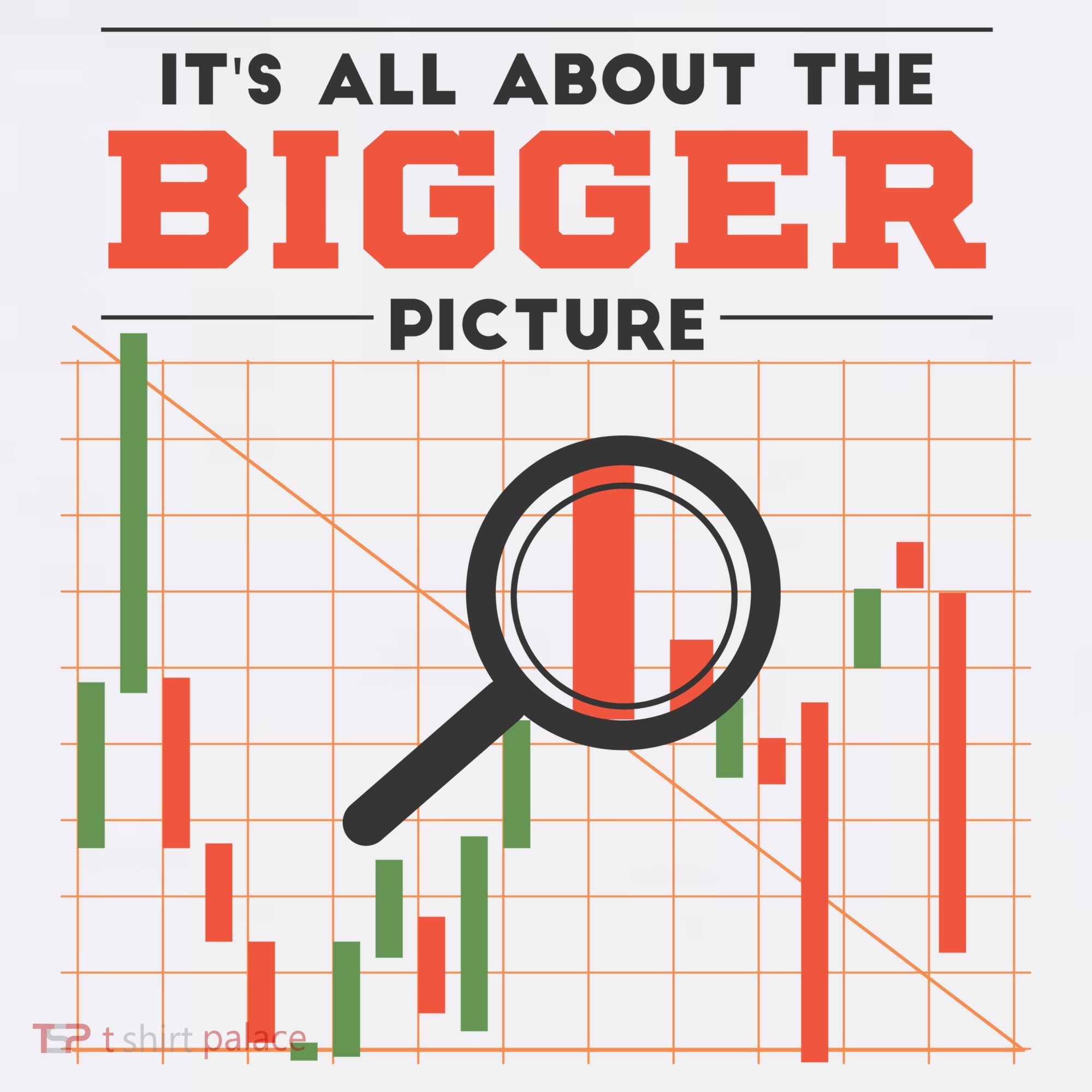 Stock Market Graph Bigger Picture T-Shirt