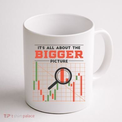 Stock Market Graph Bigger Picture Coffee Mug back