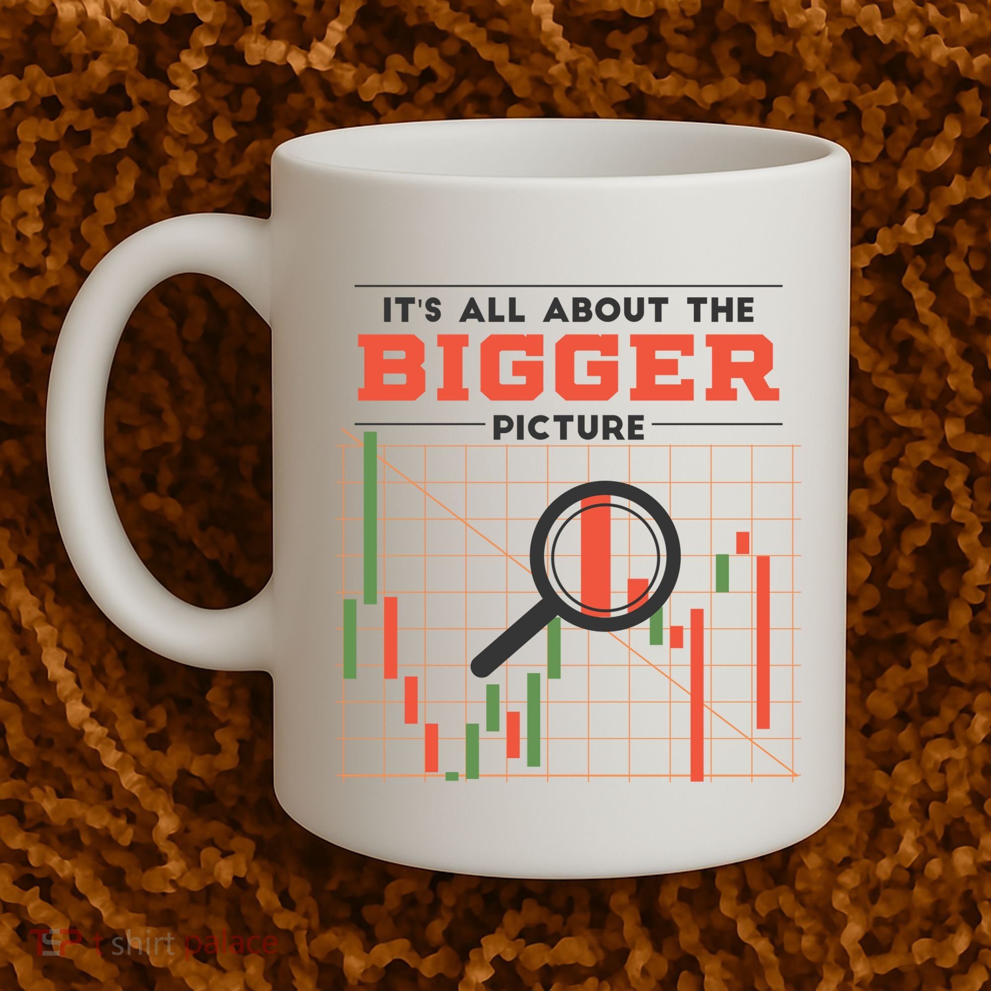 Stock Market Graph Bigger Picture Coffee Mug