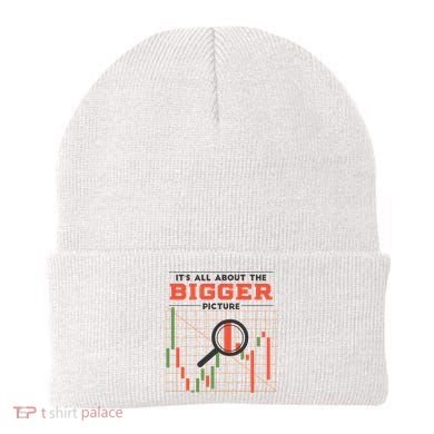 Stock Market Graph Bigger Picture Beanie
