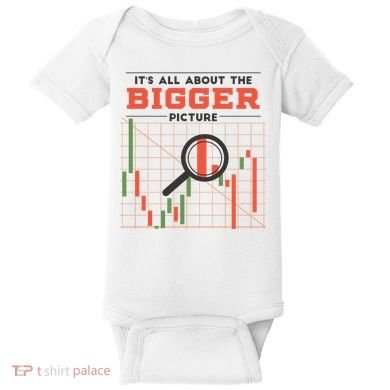 Stock Market Graph Bigger Picture Baby Bodysuit