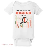 Stock Market Graph Bigger Picture Baby Bodysuit thumb 0
