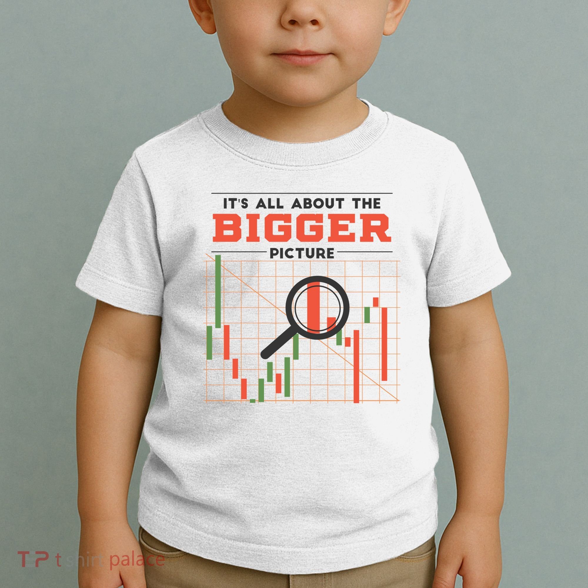 Stock Market Graph Bigger Picture Toddler T-Shirt