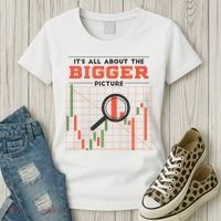 Stock Market Graph Bigger Picture Women's T-Shirt thumb 3