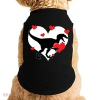 Stole My Heart Cute Dinosaur Doggie Tank thumb 0