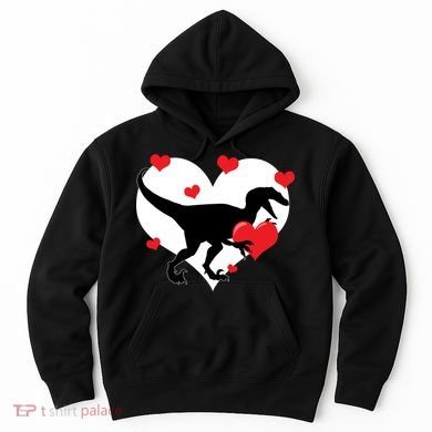 Stole My Heart Cute Dinosaur Hoodie