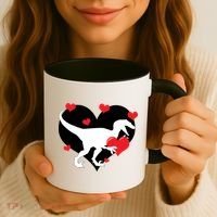 Stole My Heart Cute Dinosaur Coffee Mug thumb 3