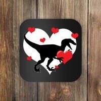 Stole My Heart Cute Dinosaur Coaster thumb 0