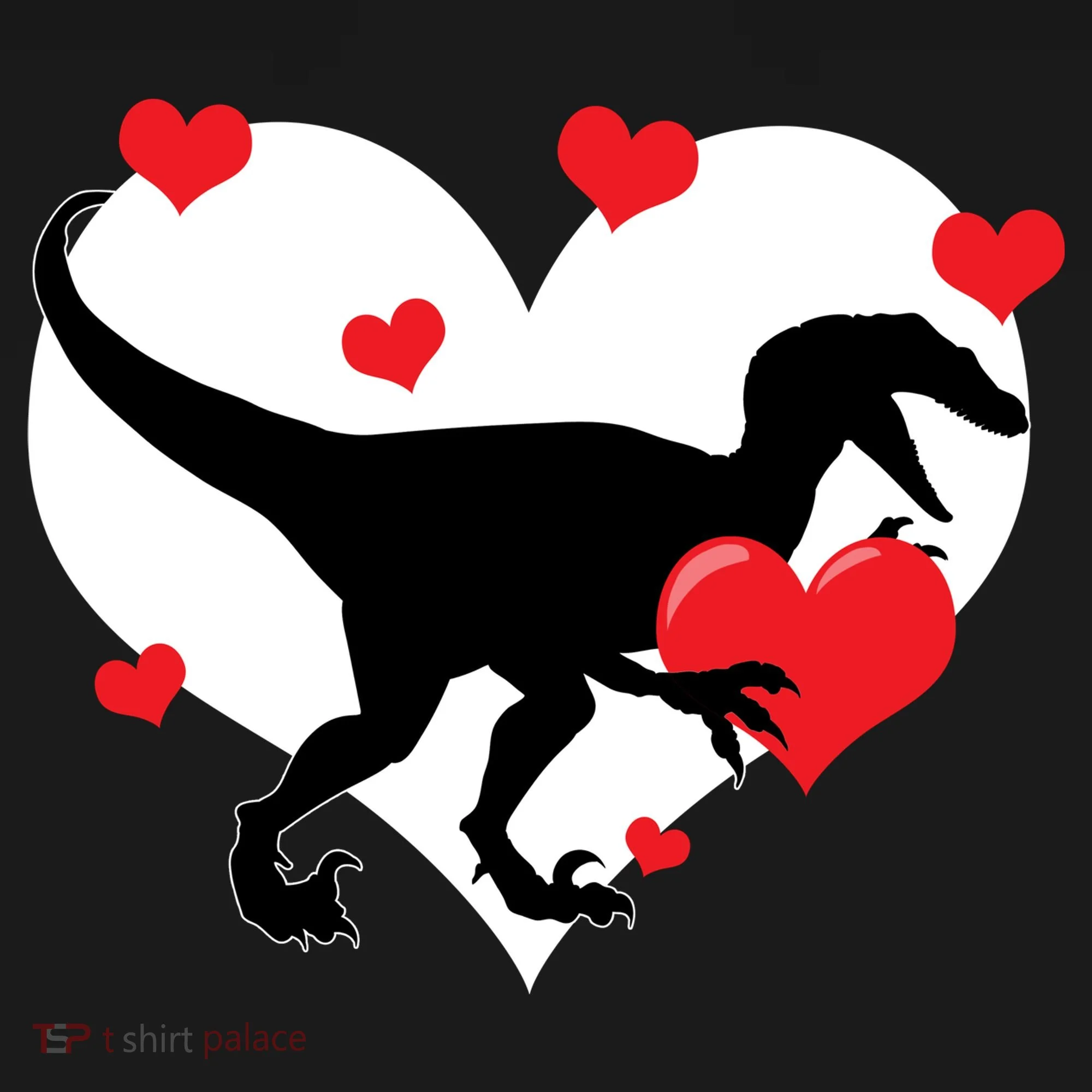 Stole My Heart Cute Dinosaur Pajama Set