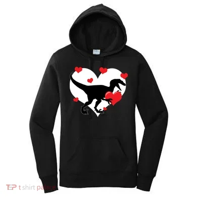 Stole My Heart Cute Dinosaur Women's Hoodie