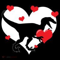 Stole My Heart Cute Dinosaur Women's Hoodie thumb 2
