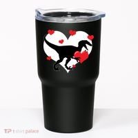Stole My Heart Cute Dinosaur Tumbler thumb 0