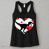 Stole My Heart Cute Dinosaur Women's Tank Top thumb 3