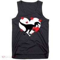 Stole My Heart Cute Dinosaur Tank Top thumb 0