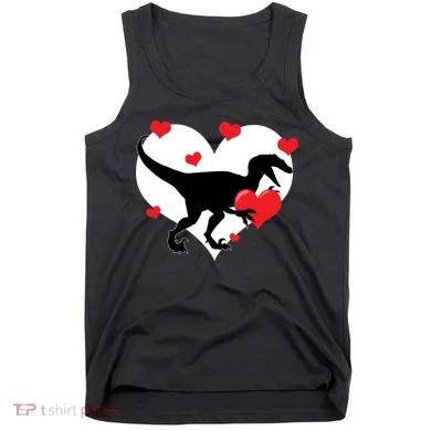 Stole My Heart Cute Dinosaur Tank Top