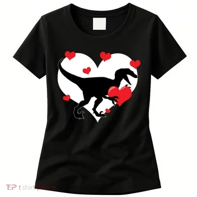 Stole My Heart Cute Dinosaur Women's T-Shirt