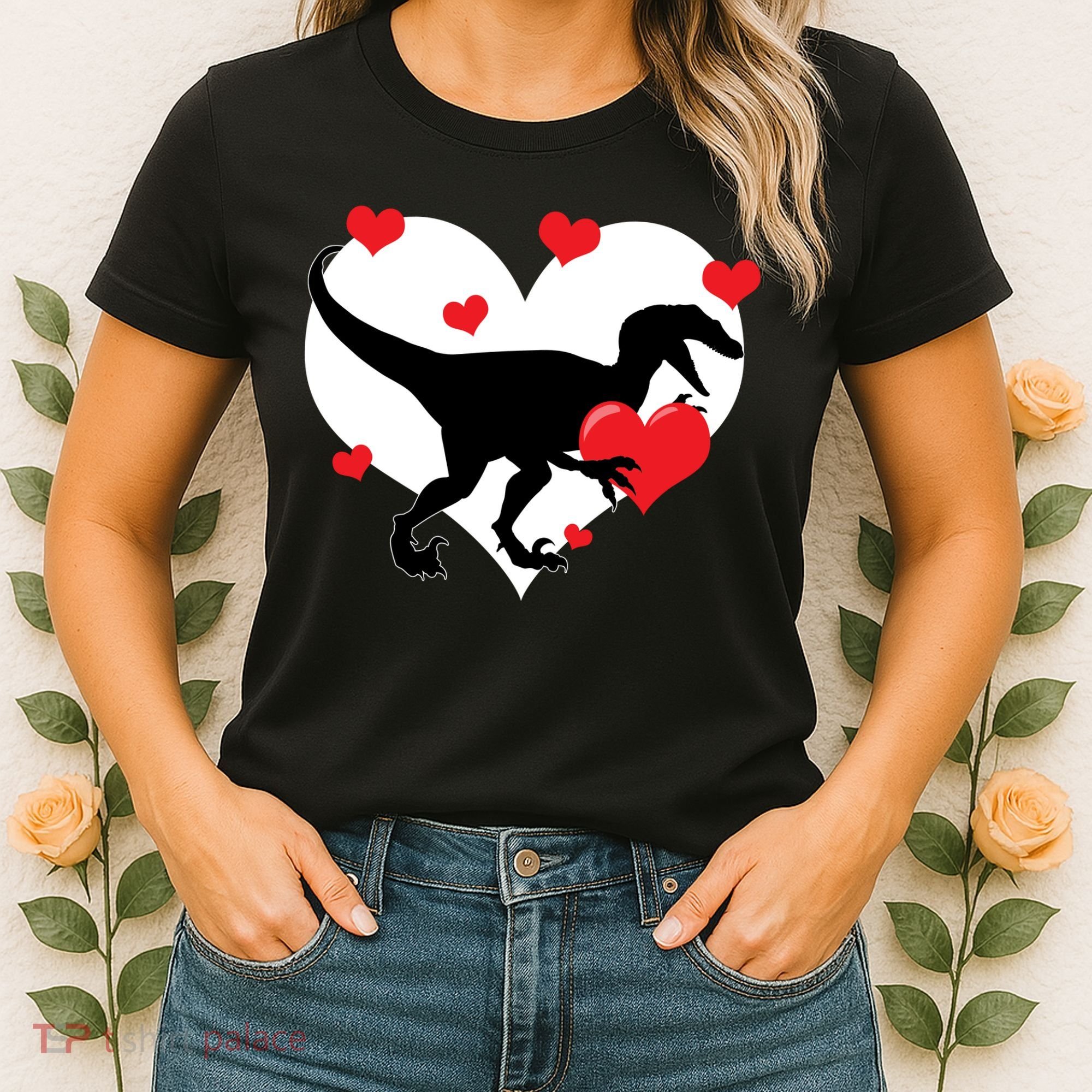Stole My Heart Cute Dinosaur Women's T-Shirt