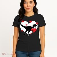 Stole My Heart Cute Dinosaur Women's T-Shirt thumb 4