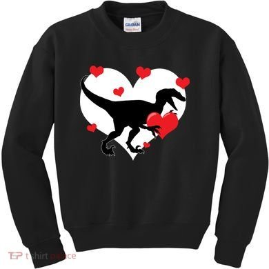 Stole My Heart Cute Dinosaur Kids Sweatshirt