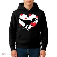 Stole My Heart Cute Dinosaur Kids Hoodie thumb 4