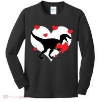 Stole My Heart Cute Dinosaur Kids Long Sleeve Shirt thumb 0