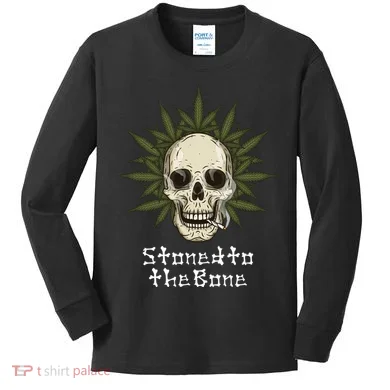 Stoned To The Bone Kids Long Sleeve Shirt