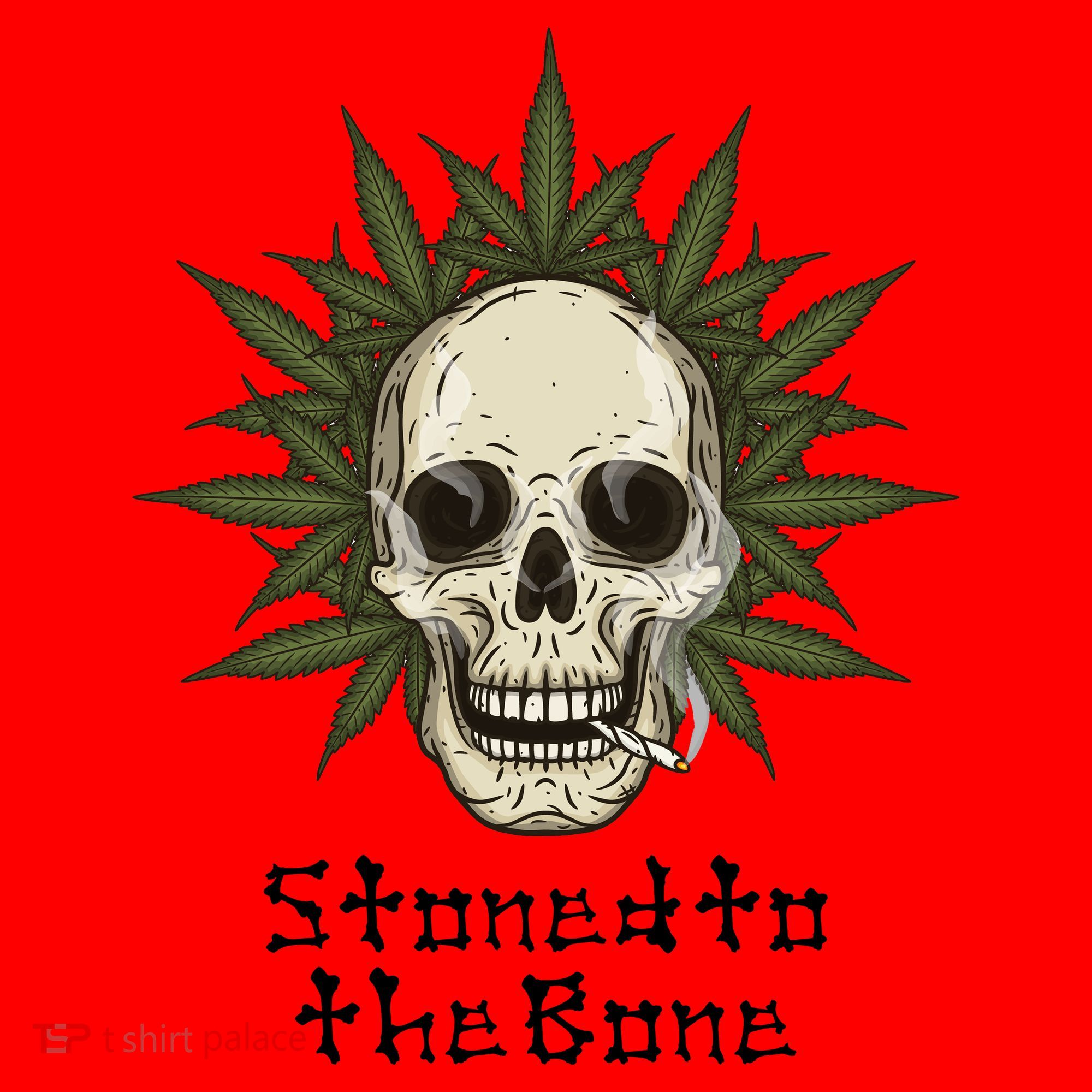 Stoned To The Bone Santa Hat